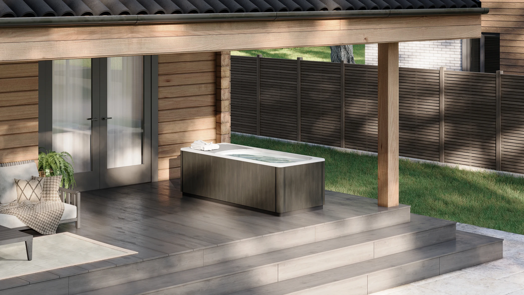 kodiak cold plunge install 01 1 - Atlanta Hot Tub Center